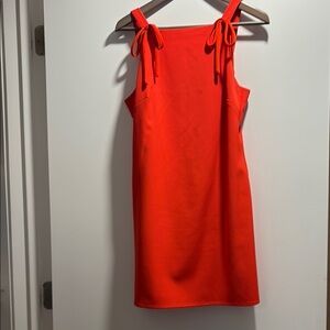 Orange Sleeveless Dress by Sam Edelman